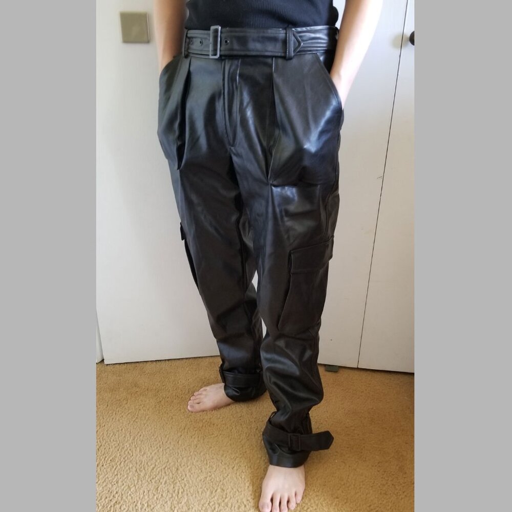 New With Tags! Punk Vegan Leather Pants - Wear It 2 Ways